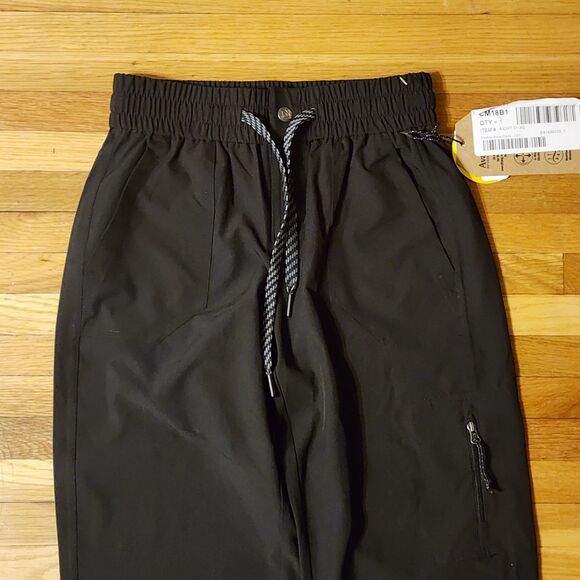 New Avalanche Supply Pants Women's XS Black Woven Straight Mid Rise Pocket - Picture 3 of 8